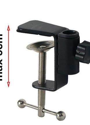 Универсальный держатель primo hld-01 для планшета, смартфона пантограф со струбциной - black 8