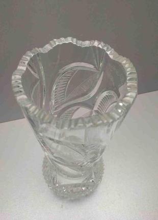 Ваза б/у ваза хрустальная 15-20 см