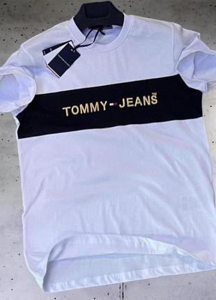 Yui футболка мужская tommy hilfiger lux качество белая / томми хилфигер чоловіча футболка майка
