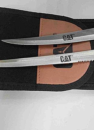 Кухонный нож ножницы точилка б/у caterpillar ножи филейные 2шт.1 фото