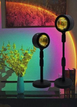 Yui лампа атмосферная проекционный светильник закат atmosphere sunset lamp q074 фото