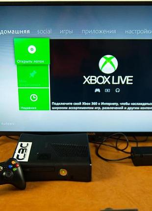 Ігрова приставка xbox 360 s console (sn 411355221105)