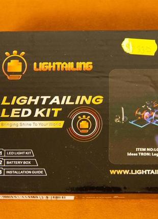 Набор подсветки led light kit for lego 21314 tron legacy light cycle battle1 фото