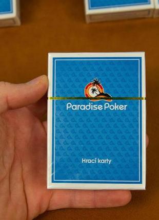 Игральные карты для покера paradise poker (чехия)7 фото