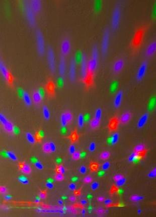 Светодиодная световая голова, led цветомузыка (led party light)9 фото