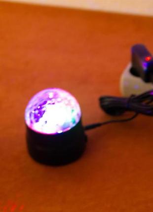 Светодиодная световая голова, led цветомузыка (led party light)8 фото