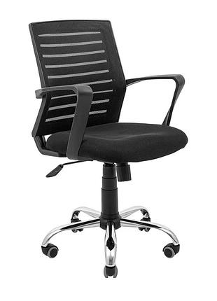 Кресло флеш ю хром м-1 (tilt) сетка черная