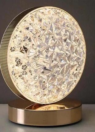 Настольная лампа с кристаллами и бриллиантами creatice table lamp 19 4 вт5 фото
