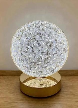 Настольная лампа с кристаллами и бриллиантами creatice table lamp 19 4 вт8 фото