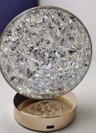 Настольная лампа с кристаллами и бриллиантами creatice table lamp 19 4 вт2 фото