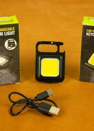 Ліхтарик карабін led usb rechargeable work light 800 lumens