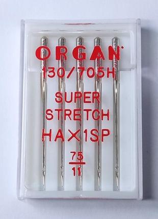 Иглы super stretch organ № 751 фото