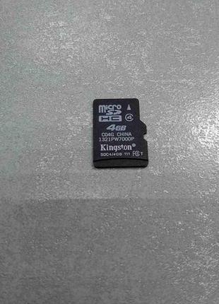 Карта флэш памяти  б/у microsd 4gb