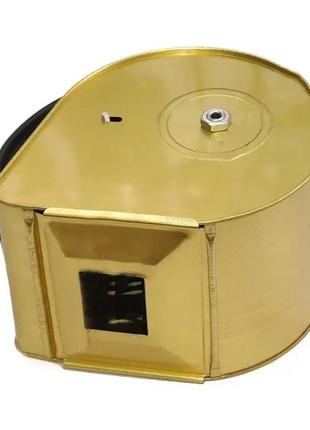 Ручная машинка шарманка для нанесения штукатурки желтая