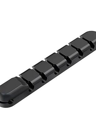 Тримач органайзер primo tkc7 для usb кабелів силіконовий - black
