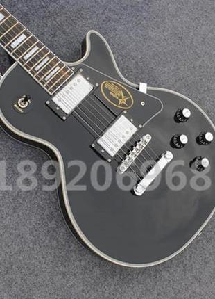 Електрогітара gibson les paul custom 1960 black chrome