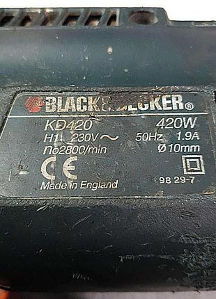 Дриль б/у black & decker kd 420 6