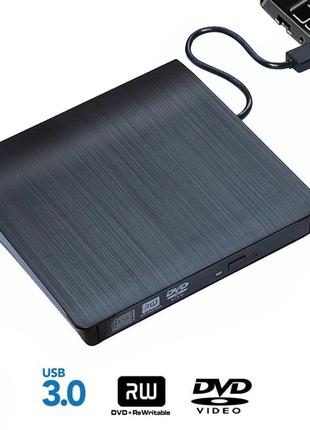 Переносний привод зовнішній дисковод dvd-rw fovope compact disc usb 3.0 записується.