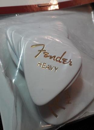 Медіатор медіатори fender heavy оригінал для електрогітари, гітари, прості медіатор4 фото