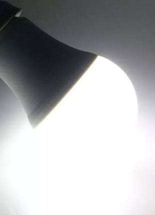 Светодиодная лампа e27 12w на 85-265 вольт  с датчиком движения4 фото