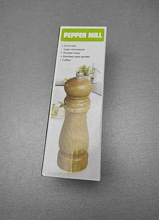 Солонка перечница емкости для специй б/у мельница для перца "pepper mill" дерево