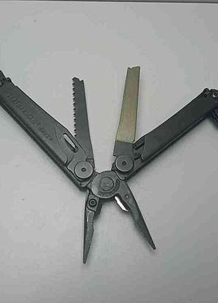 Нож мультитул туристический б/у leatherman wave plus (832526)2 фото