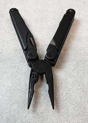 Нож мультитул туристический б/у leatherman wave plus (832526)8 фото