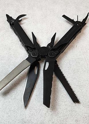 Нож мультитул туристический б/у leatherman wave plus (832526)10 фото