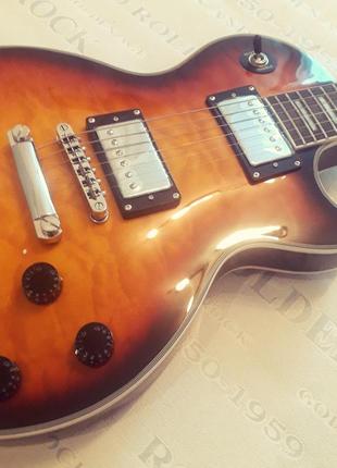 Електрогітара gibson les paul custom sunburst lux china5 фото