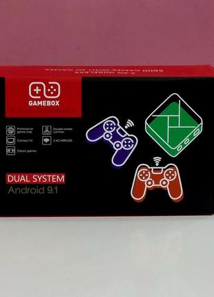 Ігрова приставка gamebox 4k ultra dual system android 9.1 game stick