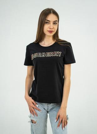 Футболка женская burberry b-5050 black m