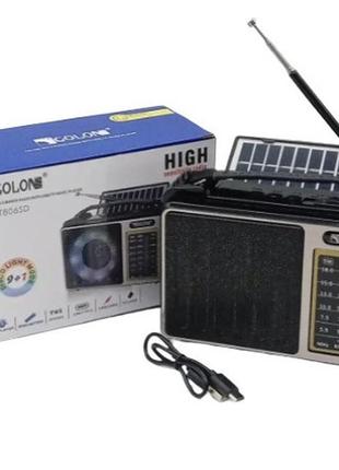 Радіоприймач golon solar bluetooth rx-bt806sd