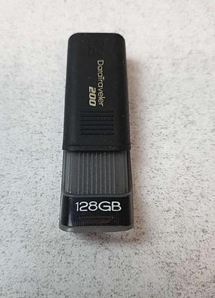 Usb flash флешка б/у kingston datatravel 200 128gb usb 2.0