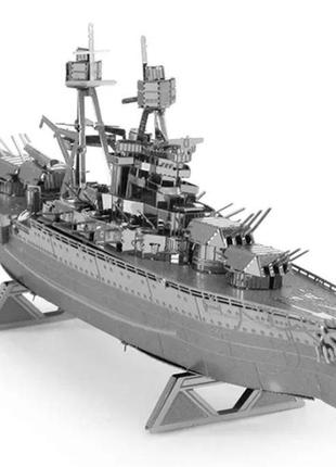 Металлический, 3d, конструктор, пазлы, модель, корабель, военный, uss arizona