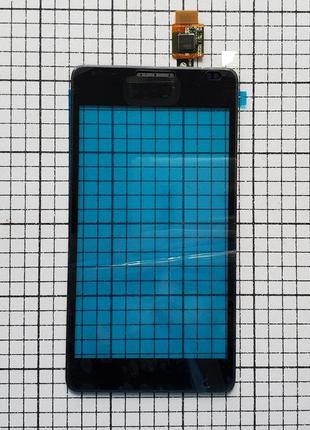 Тачскрін sony d2004 d2005 d2104 d2105 d2114 xperia e1 сенсор чорний
