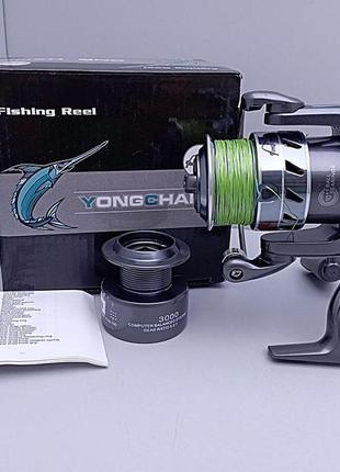 Рыболовная спиннинговая катушка б/у yong chang nf3000