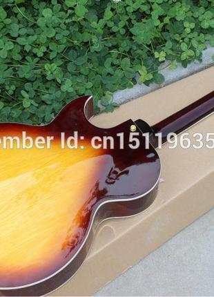 Напівакустична гітара gibson es 175 sunberst 3ts bigsby china6 фото