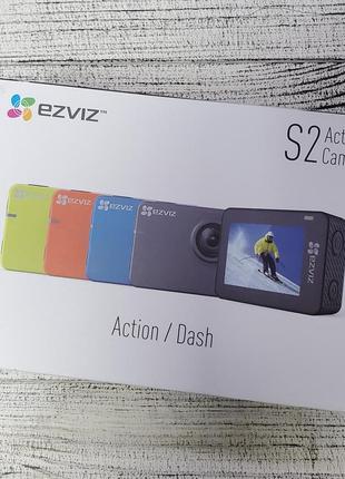 Экшн камера ezviz cs-sp206 (b0-68wfbs) s2 action camera автомобильный видеорегистратор