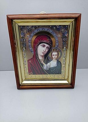 Ікона б/у ікона 25*22 "діва марія" фотопринт