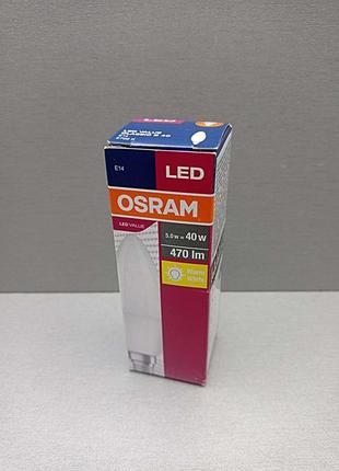 Б/у osram 4052899326453 led value, b40 5w 2700k e14