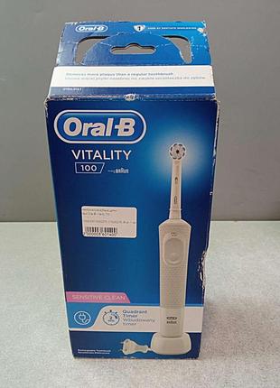 Электрические зубные щетки б/у braun oral-b vitality 100