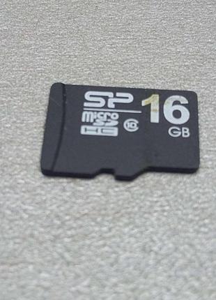 Карта флэш памяти  б/у microsd 16gb