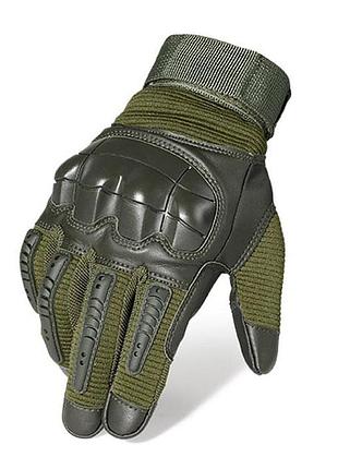 Перчатки тактические primo profi полнопалые, сенсорные, размер l - army green