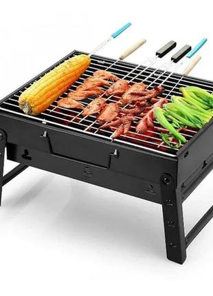 Портативний гриль bbq grill portable портативний мангал big