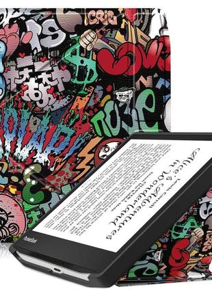 Чехол-обложка primolux transformer для электронной книги pocketbook 700 era (pb700-u-16-ww) - graffiti