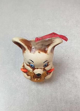 Статуэтка фигурка б/у фигурка мышь с подковой