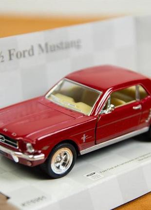 Модель авто, коллекционная, kinsmart ford mustang 1964