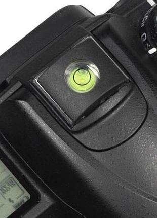 Заглушка-рівень на гарячий башмак для nikon, canon, panasonic