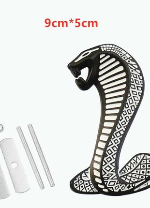 Ford mustang форд мустанг значек шильд украшение эмблема черная