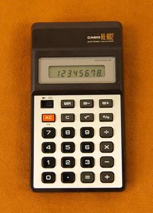 Урожай калькулятор casio hl-802b